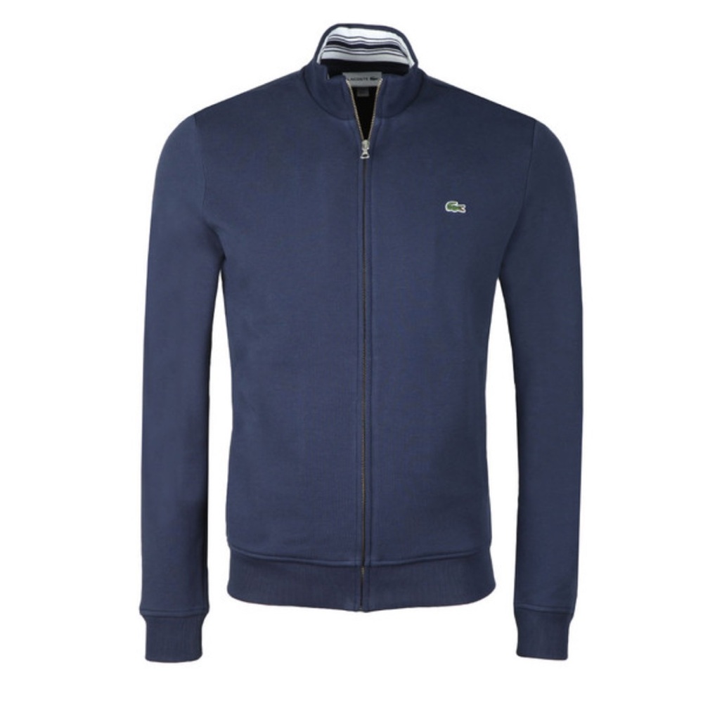 Lacoste
Mens Blue SH3292 Full Zip Sweatshirt sz small